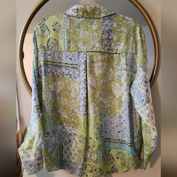 ZARA PAISLEY BLOUSE - Picture 3 of 8